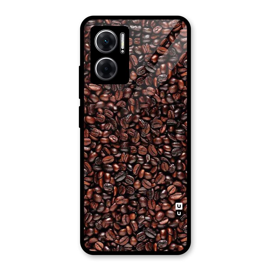 Cocoa Beans Glass Back Case for Redmi 11 Prime 5G