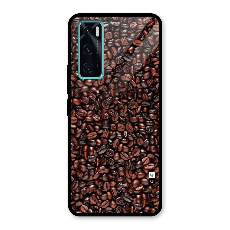 Cocoa Beans Glass Back Case for Vivo V20 SE