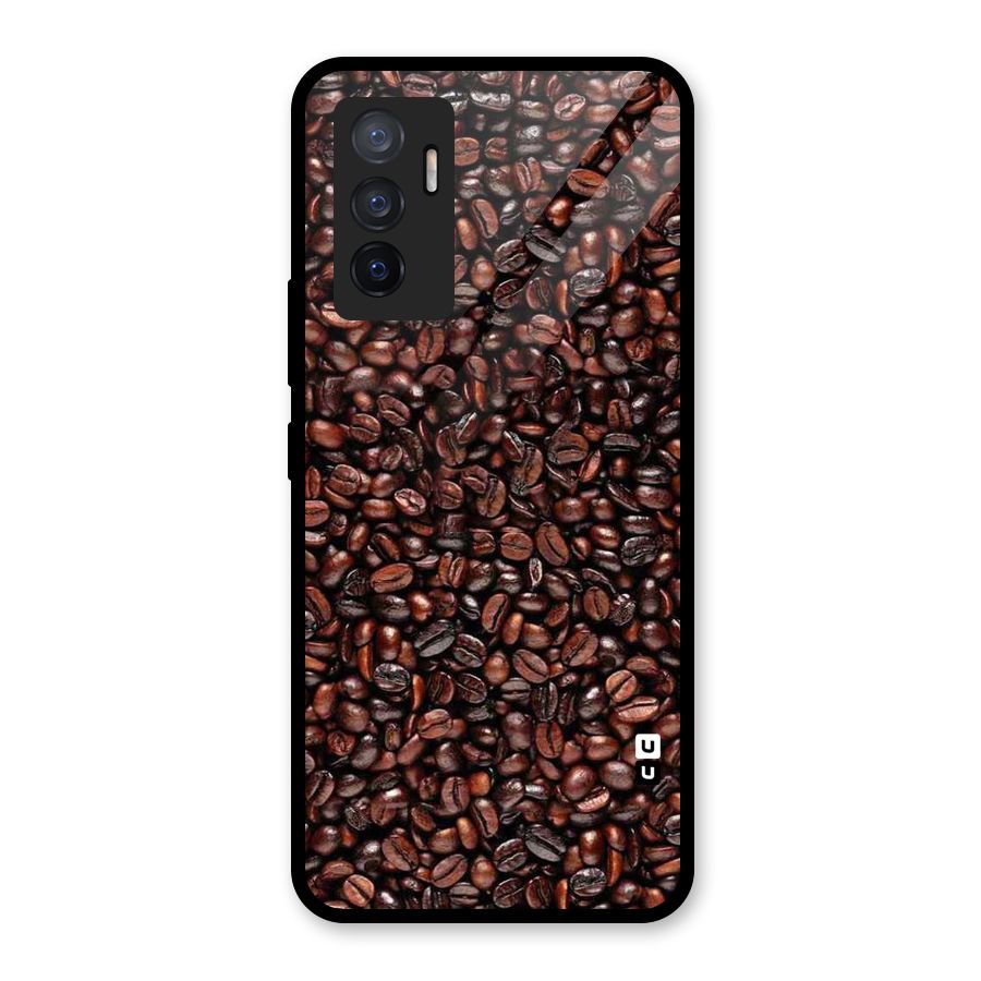 Cocoa Beans Glass Back Case for Vivo V23e
