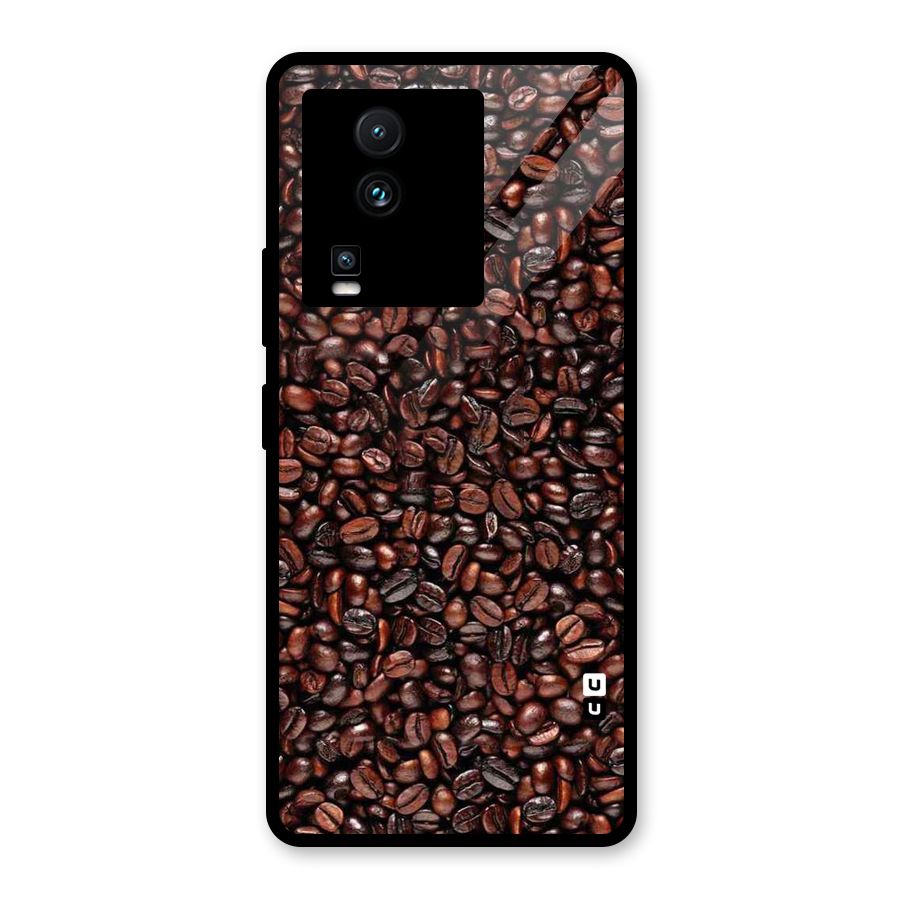 Cocoa Beans Glass Back Case for Vivo iQOO Neo 7 Pro