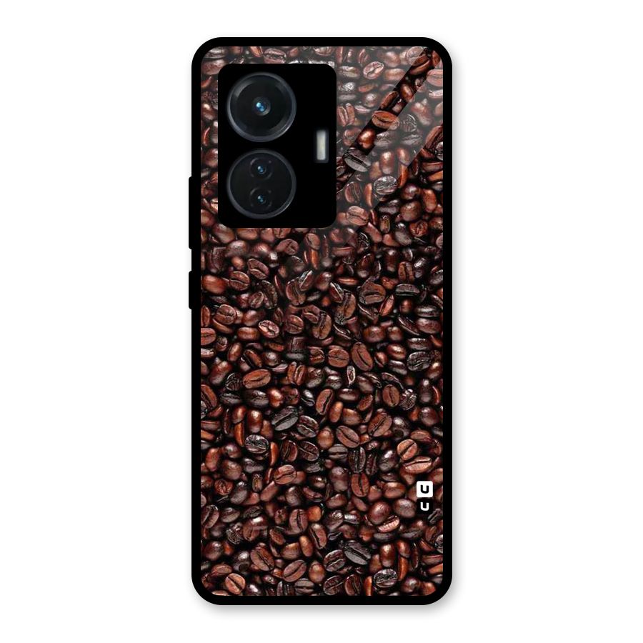 Cocoa Beans Glass Back Case for iQOO Z6 44W
