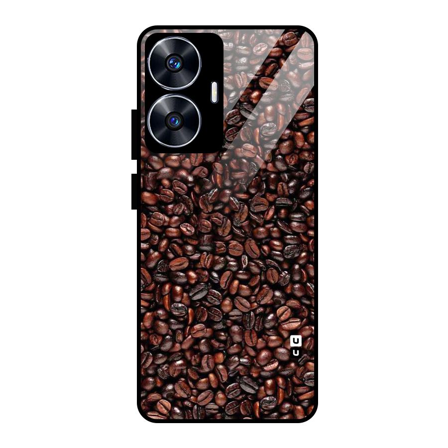 Cocoa Beans Glass Back Case for realme C55