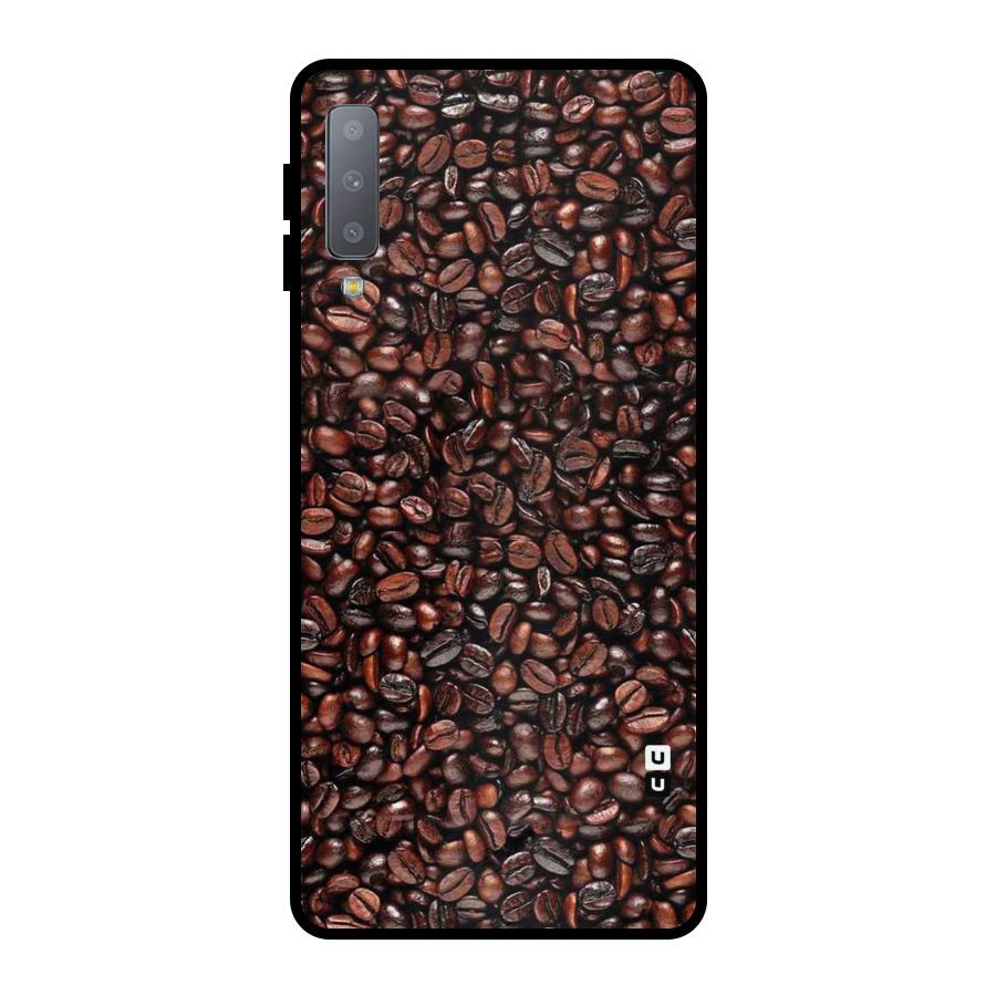 Cocoa Beans Metal Back Case for Galaxy A7 (2018)