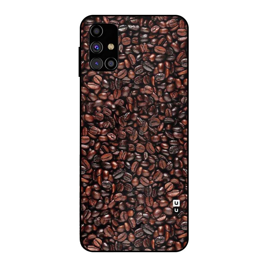 Cocoa Beans Metal Back Case for Galaxy M31s