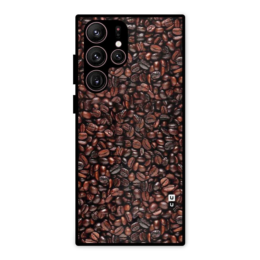 Cocoa Beans Metal Back Case for Galaxy S22 Ultra 5G