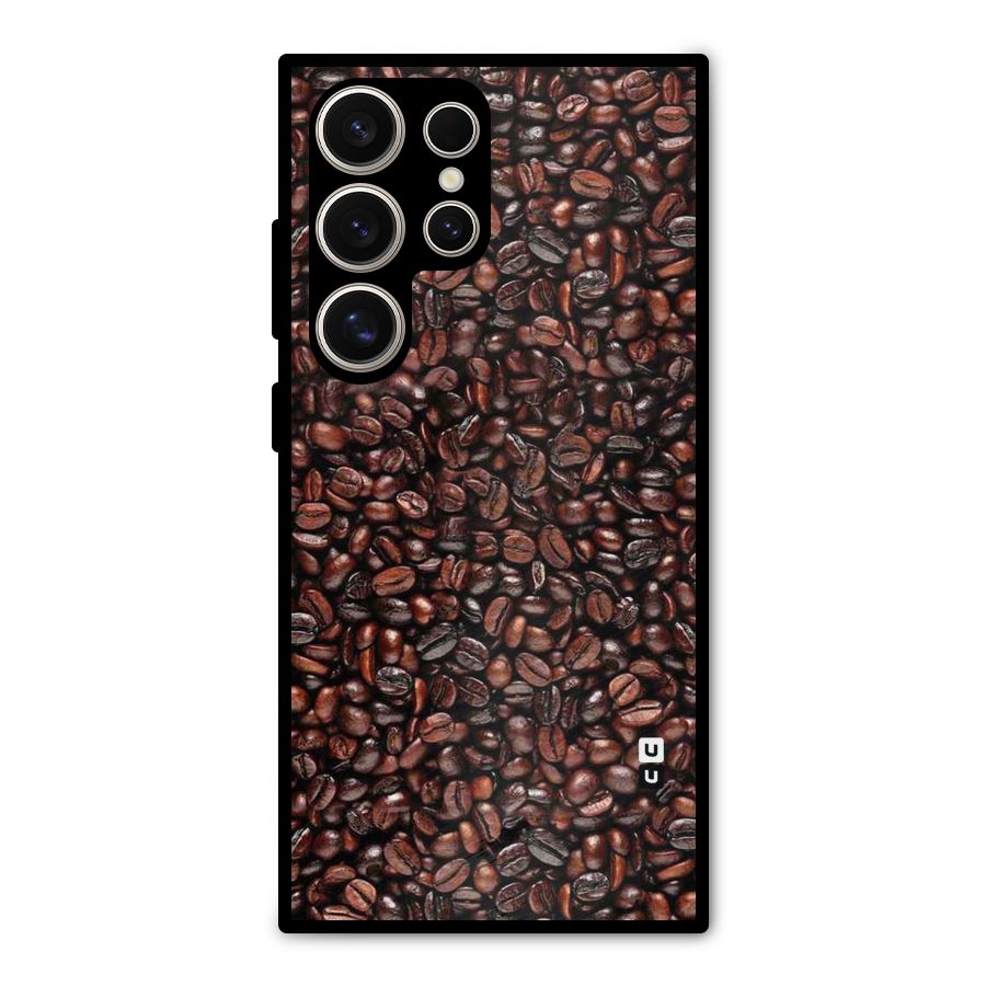 Cocoa Beans Metal Back Case for Galaxy S24 Ultra
