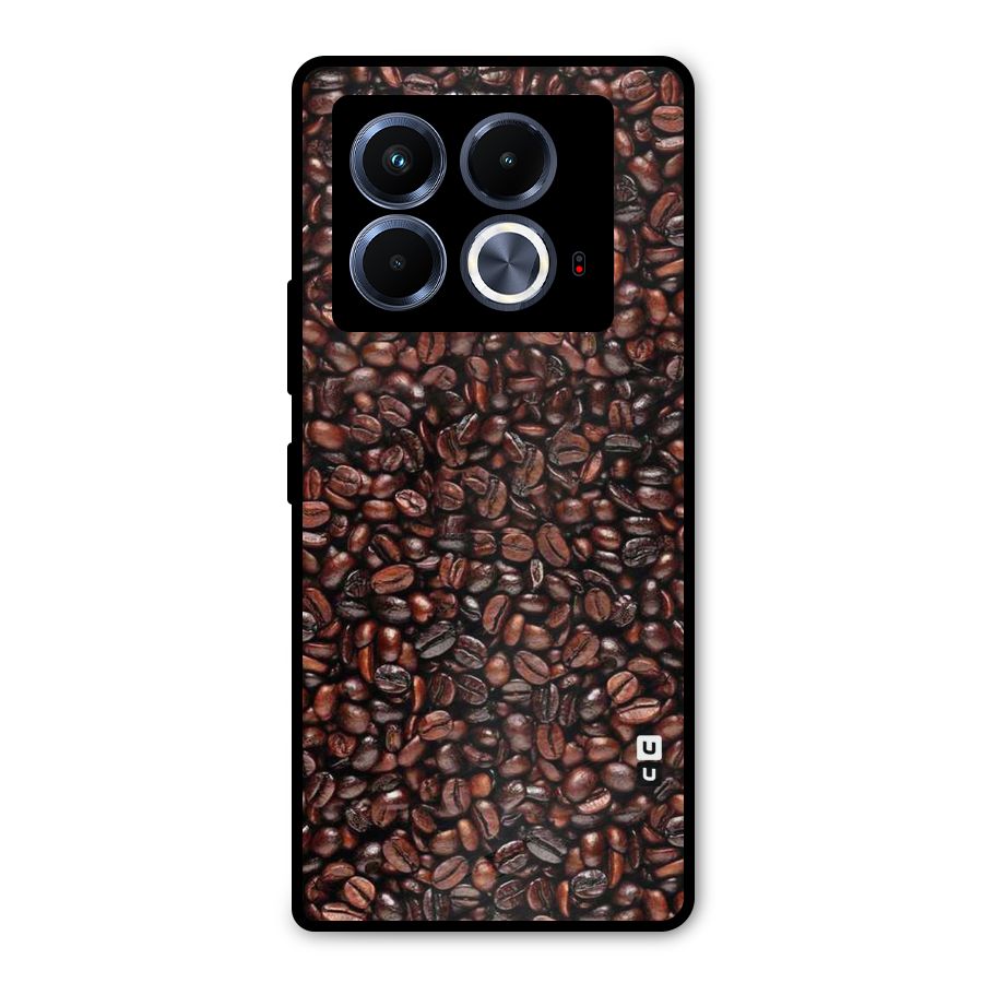 Cocoa Beans Metal Back Case for Infinix Note 40 5G