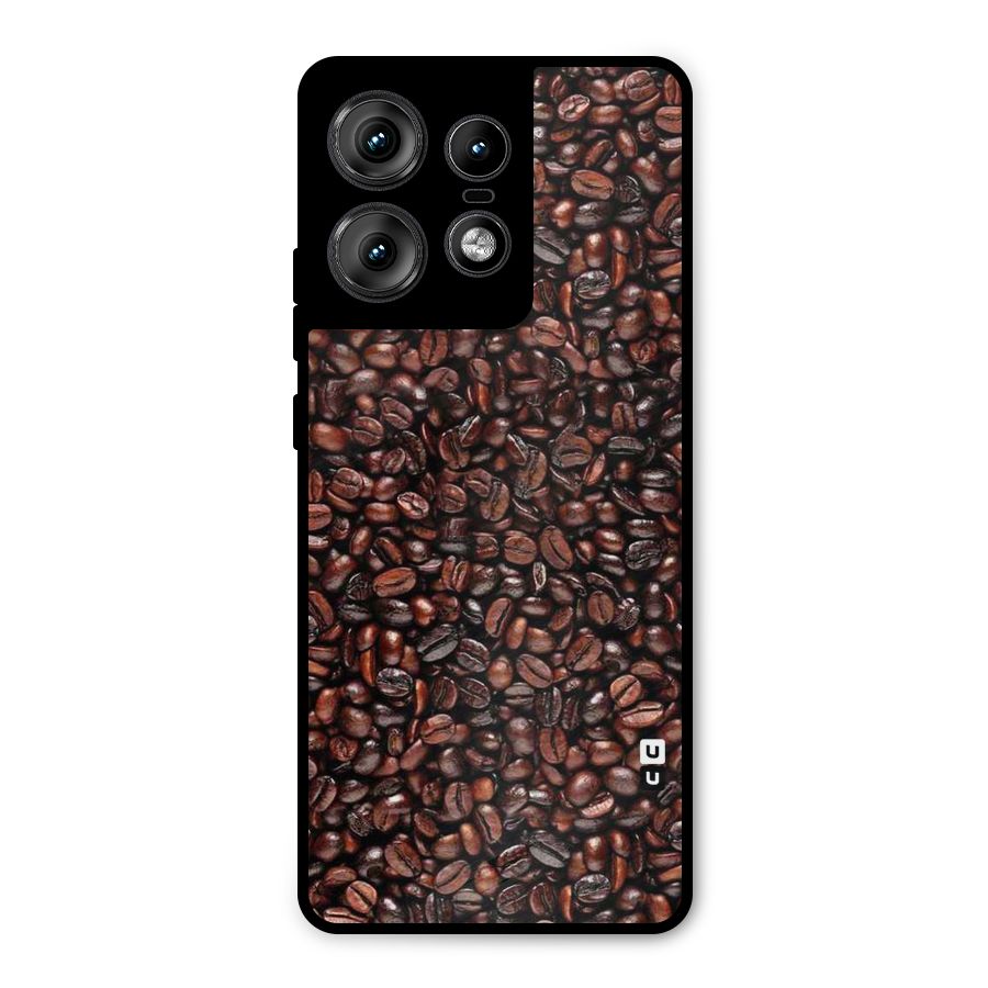 Cocoa Beans Metal Back Case for Motorola Edge 50 Pro