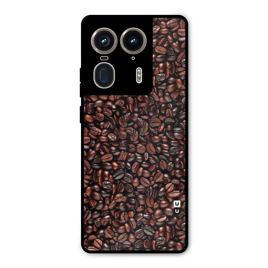 Cocoa Beans Metal Back Case for Motorola Edge 50 Ultra