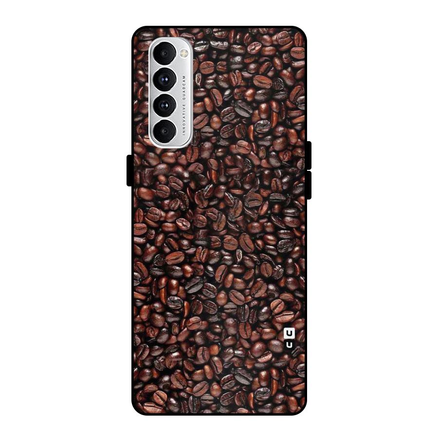 Cocoa Beans Metal Back Case for Oppo Reno4 Pro