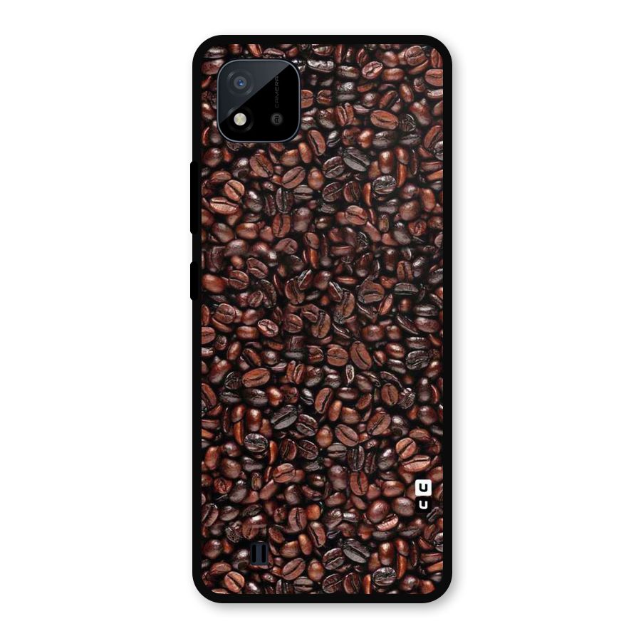 Cocoa Beans Metal Back Case for Realme C11 2021