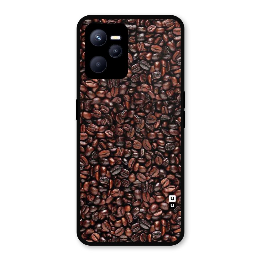Cocoa Beans Metal Back Case for Realme C35