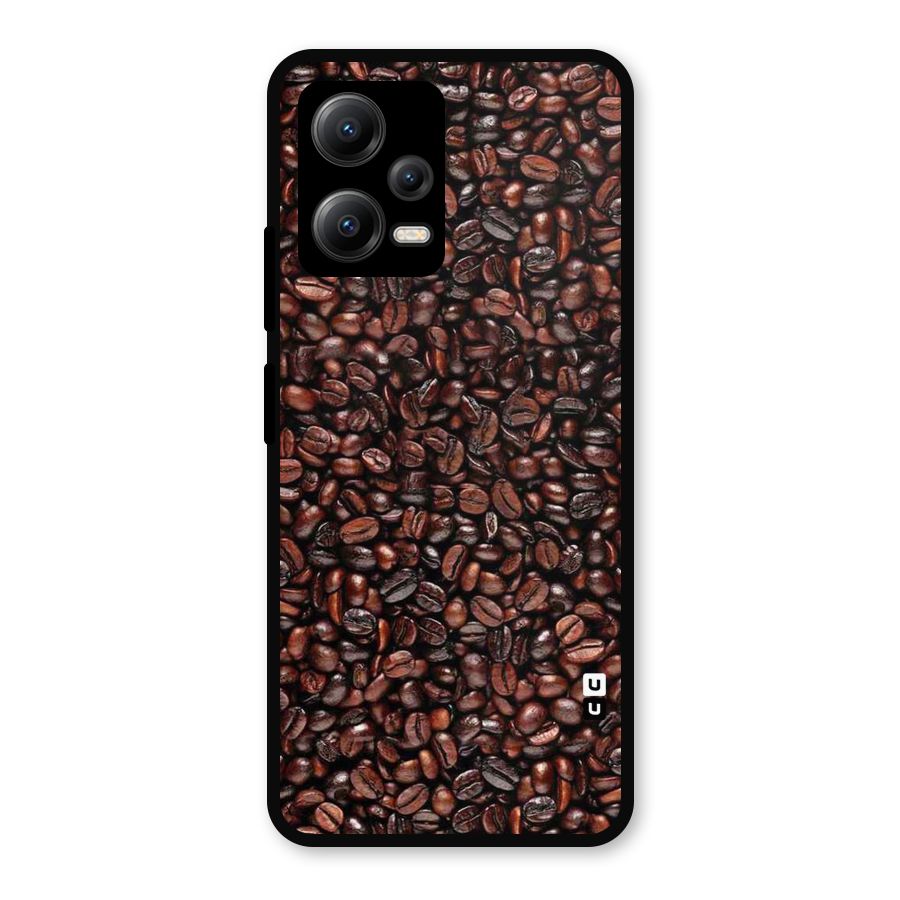 Cocoa Beans Metal Back Case for Redmi Note 12 5G