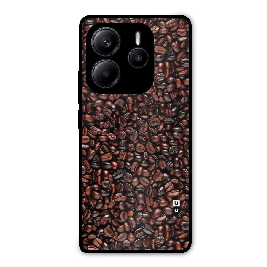 Cocoa Beans Metal Back Case for Redmi Note 14 5G