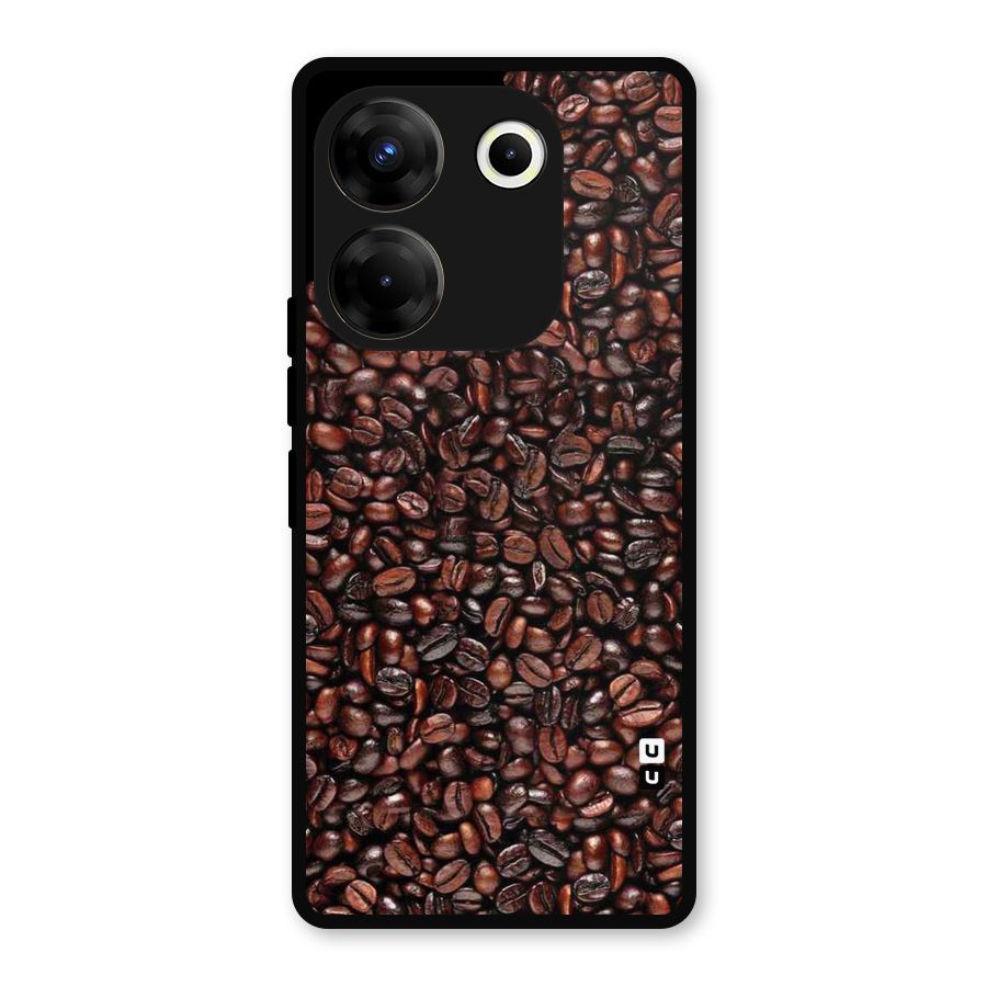 Cocoa Beans Metal Back Case for Tecno Camon 20