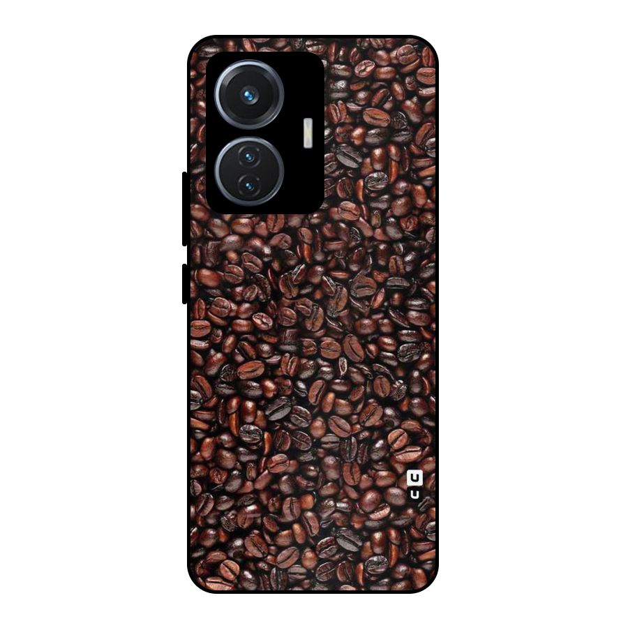 Cocoa Beans Metal Back Case for Vivo T1 44W