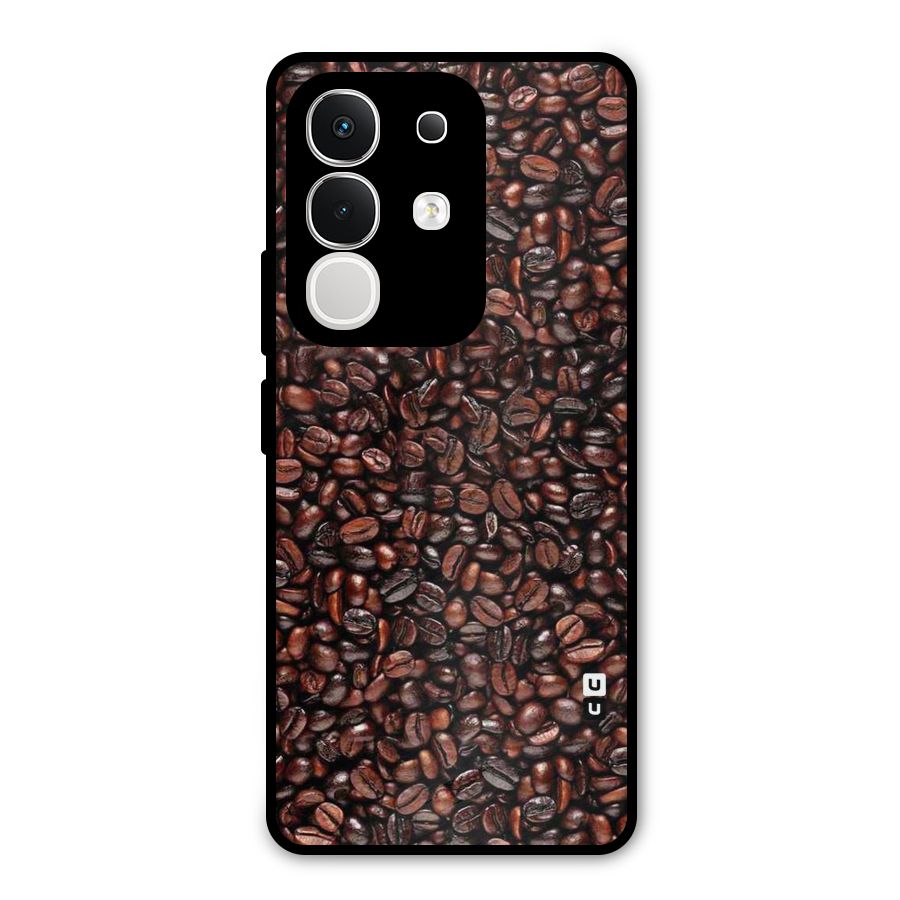 Cocoa Beans Metal Back Case for Vivo T4x