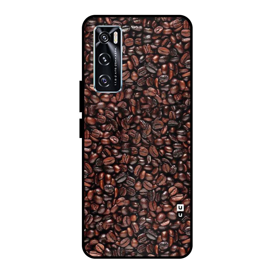 Cocoa Beans Metal Back Case for Vivo V20 SE