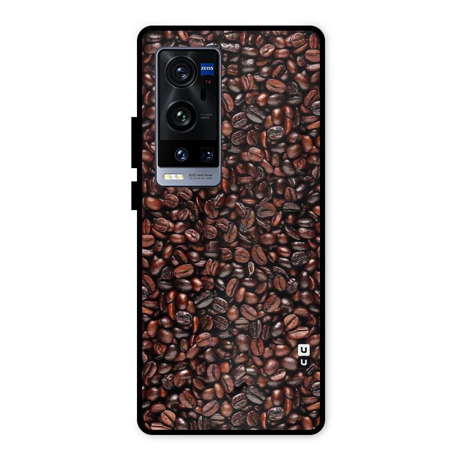 Cocoa Beans Metal Back Case for Vivo X60 Pro Plus