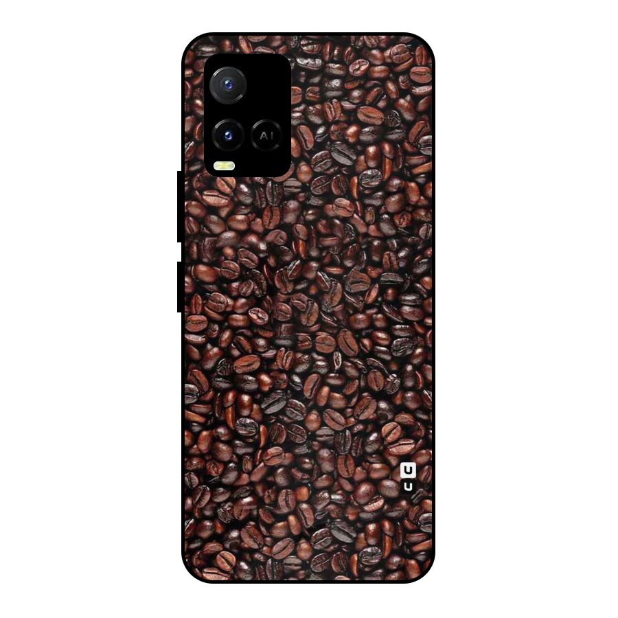 Cocoa Beans Metal Back Case for Vivo Y21T