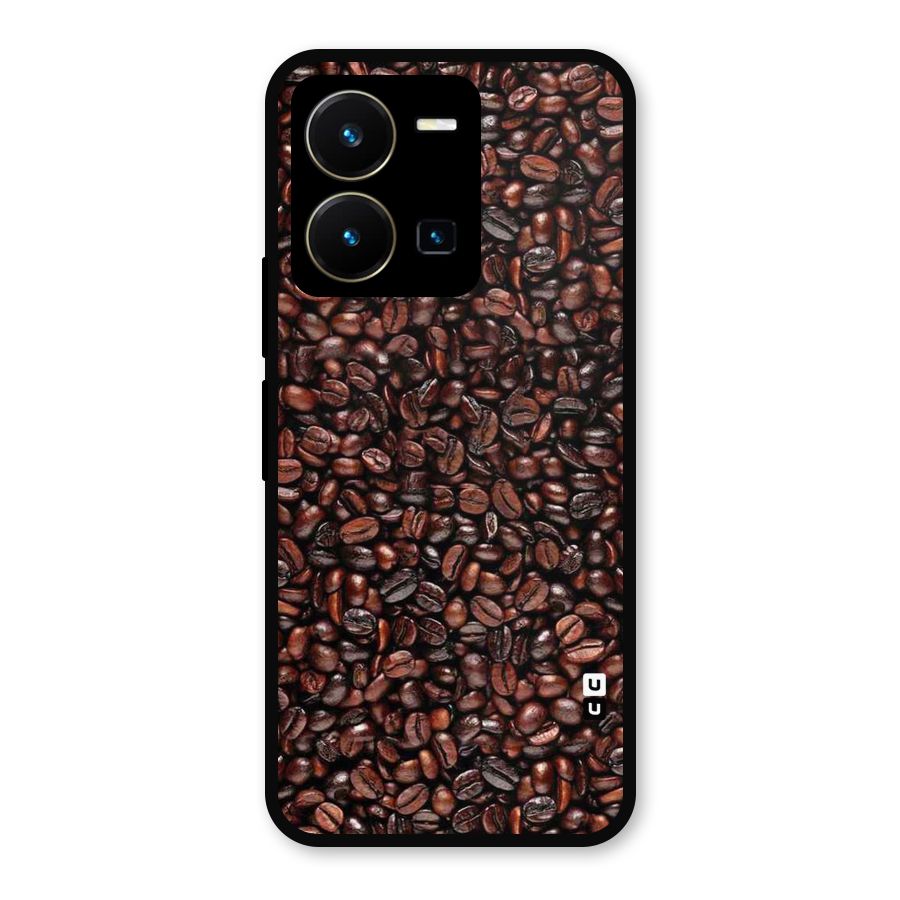 Cocoa Beans Metal Back Case for Vivo Y35