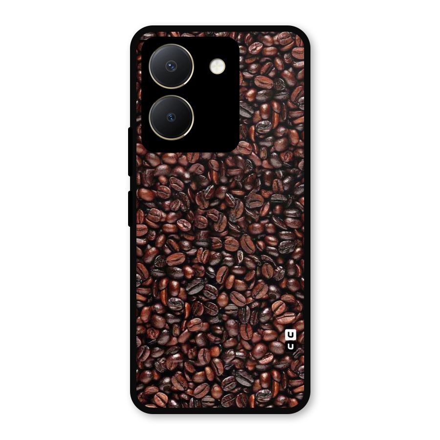 Cocoa Beans Metal Back Case for Vivo Y36