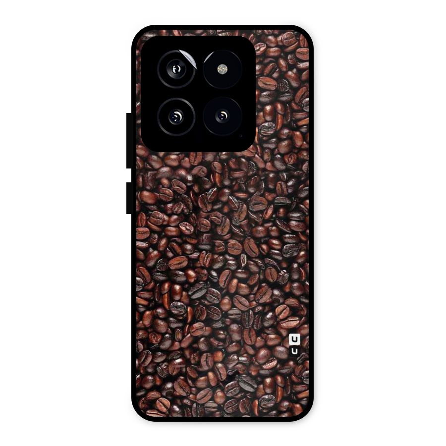 Cocoa Beans Metal Back Case for Xiaomi 14