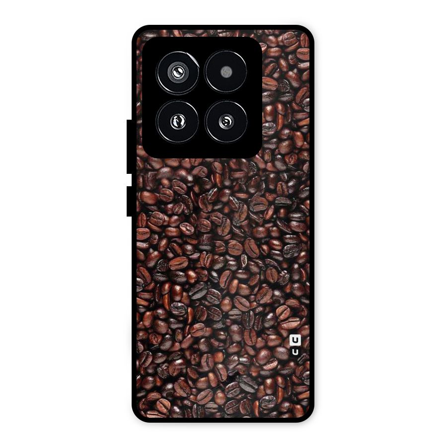 Cocoa Beans Metal Back Case for Xiaomi 14 Pro