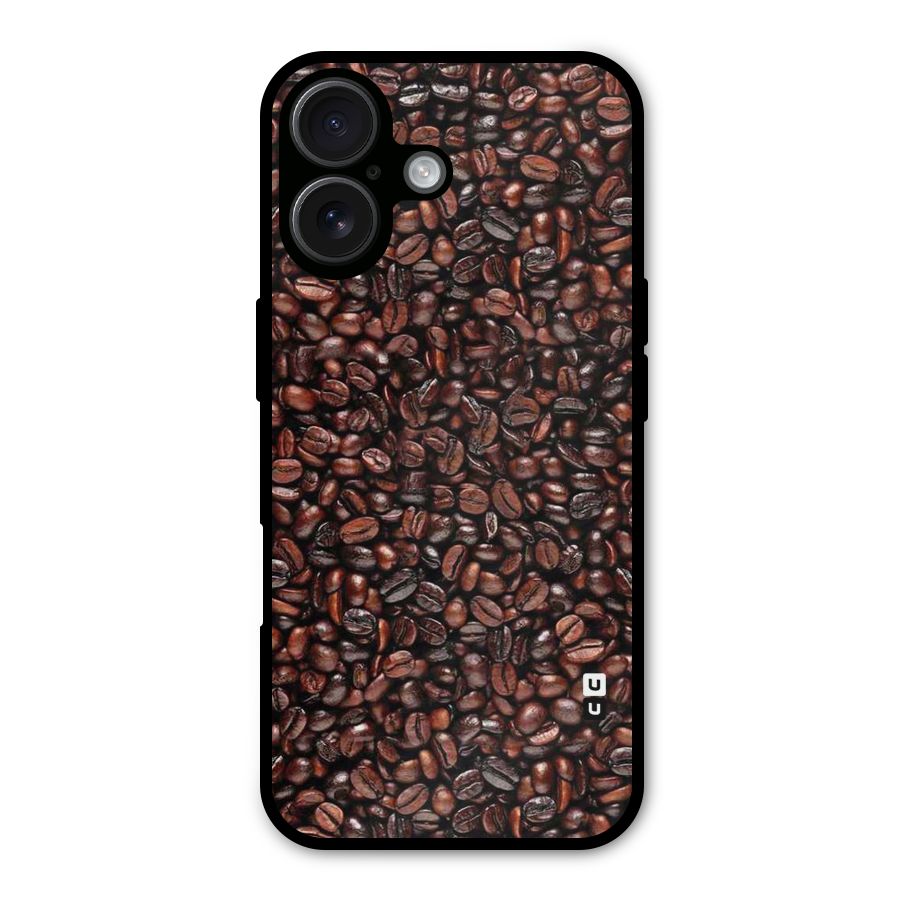 Cocoa Beans Metal Back Case for iPhone 16