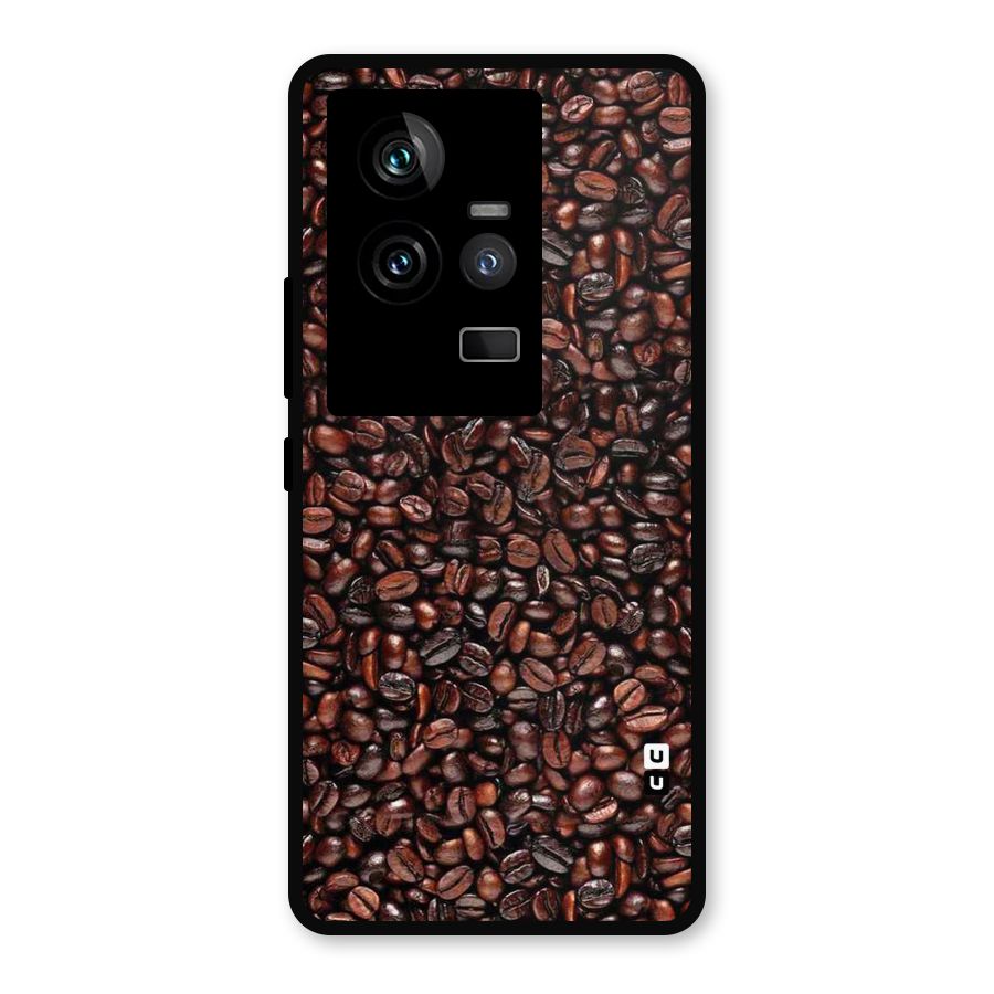 Cocoa Beans Metal Back Case for iQOO 11 5G