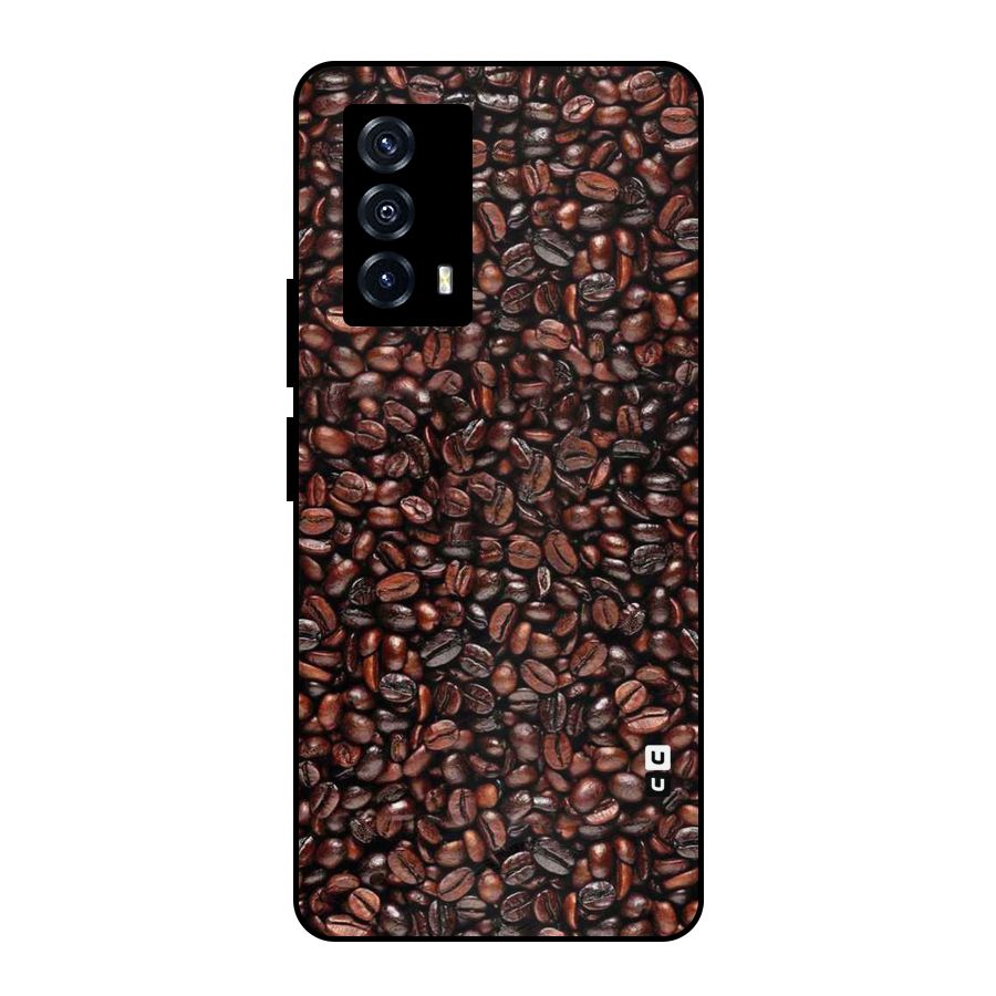 Cocoa Beans Metal Back Case for iQOO Z5