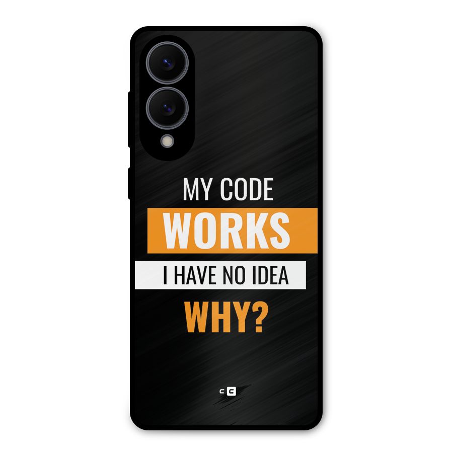 Coders Thought Metal Back Case for Galaxy S25 Edge