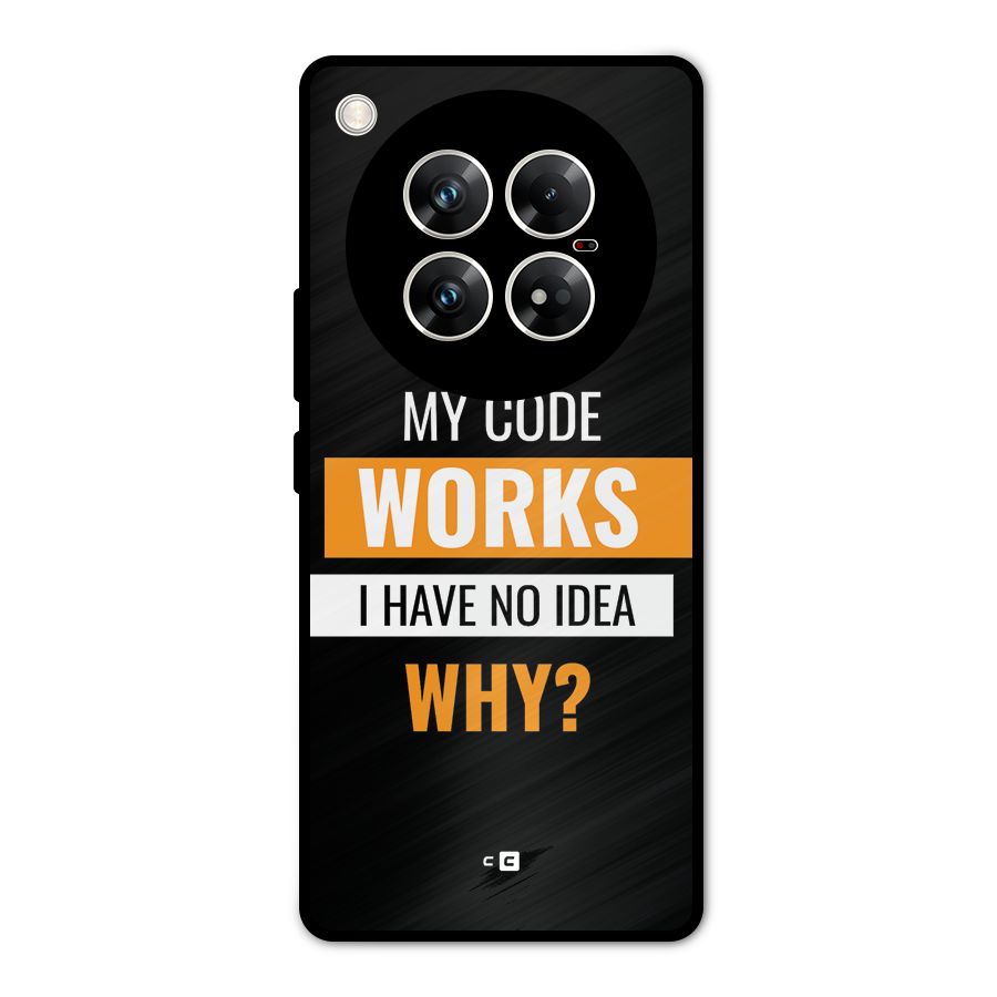 Coders Thought Metal Back Case for Infinix Zero 40 5G