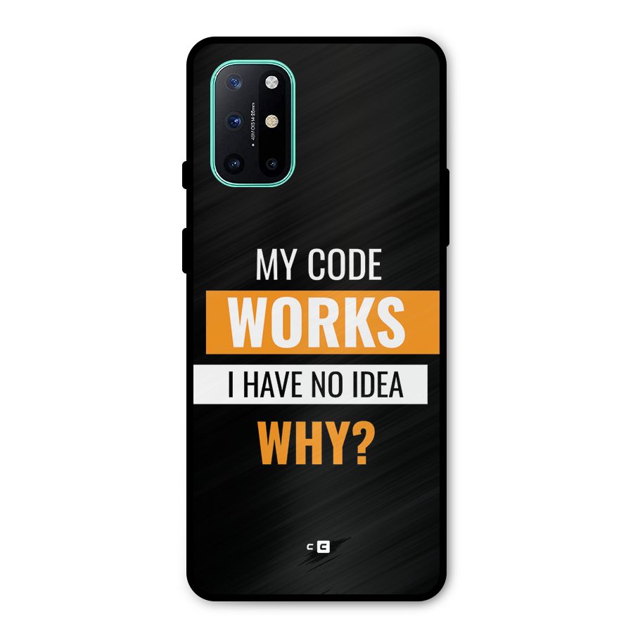 Coders Thought Metal Back Case for OnePlus 8T