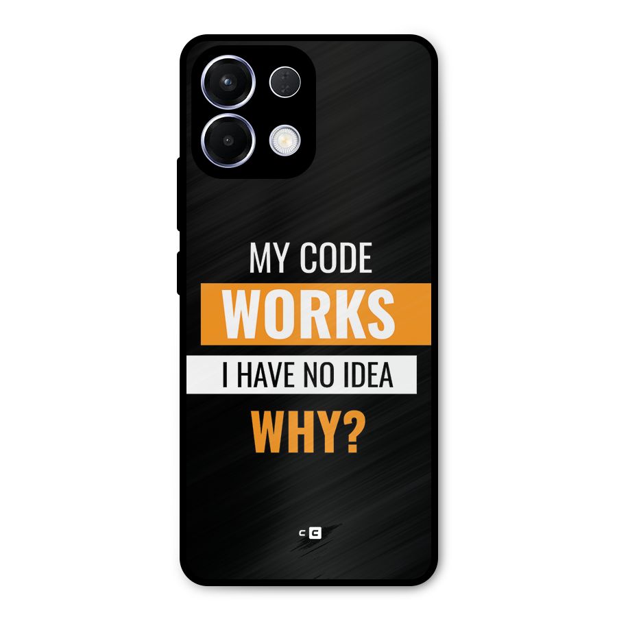 Coders Thought Metal Back Case for Oppo K13