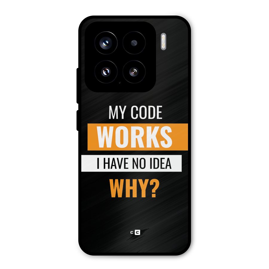 Coders Thought Metal Back Case for Xiaomi 15