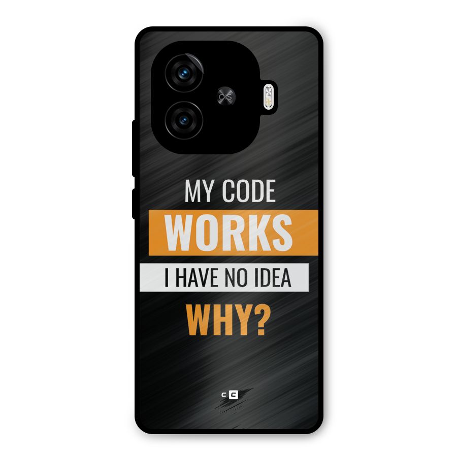 Coders Thought Metal Back Case for iQOO Neo 10R