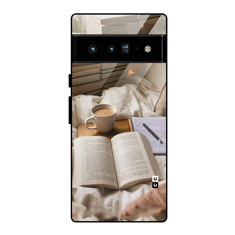 Coffee And Books Glass Back Case for Google Pixel 6 Pro