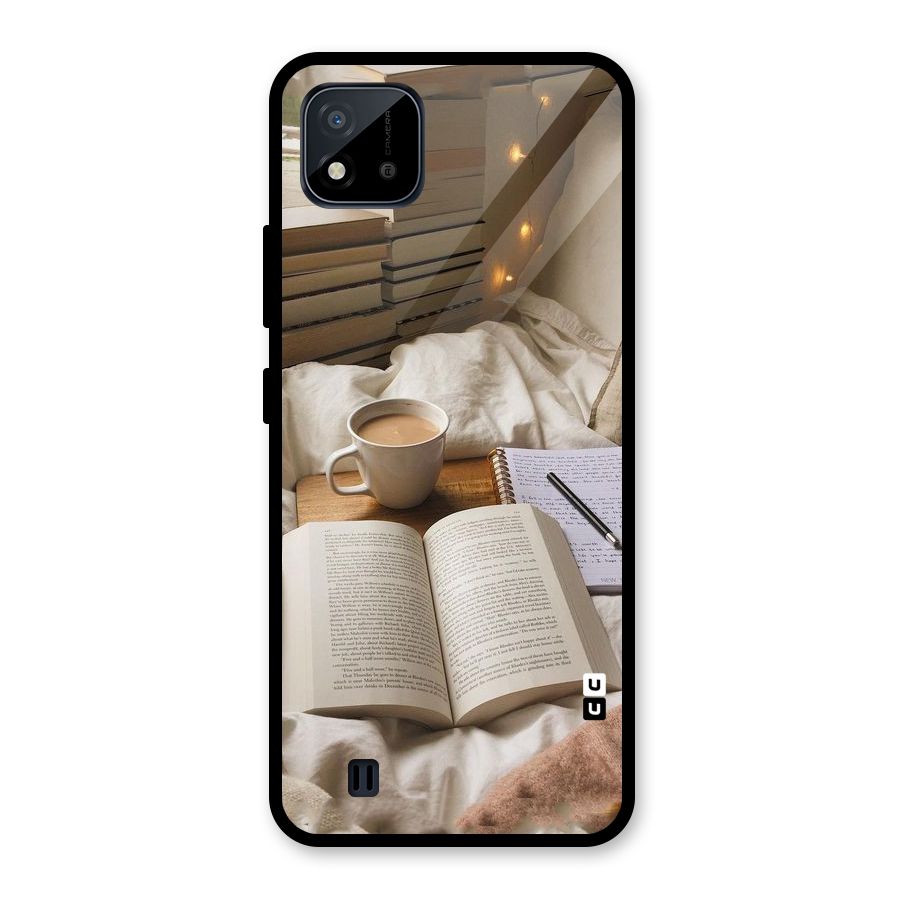Coffee And Books Glass Back Case for Realme C11 2021