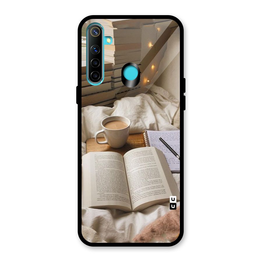 Coffee And Books Glass Back Case for Realme Narzo 10