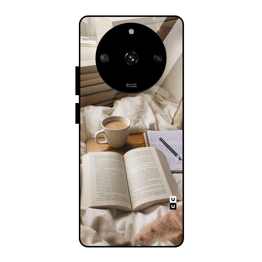 Coffee And Books Glass Back Case for Realme Narzo 60 5G