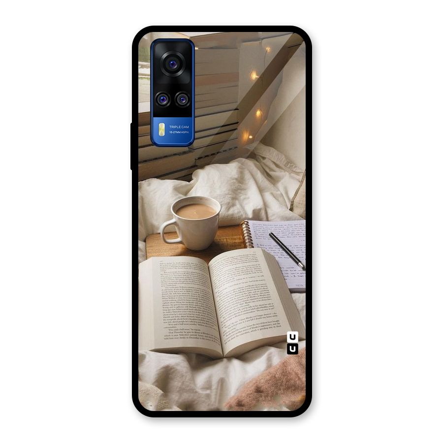 Coffee And Books Glass Back Case for Vivo Y31