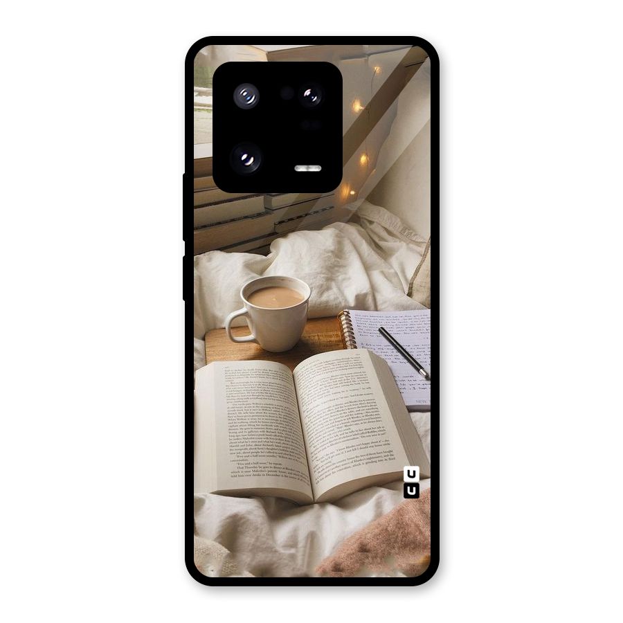 Coffee And Books Glass Back Case for Xiaomi 13 Pro