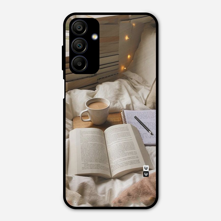 Coffee And Books Metal Back Case for Galaxy A15 5G