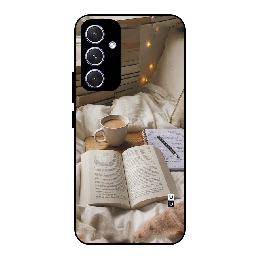 Coffee And Books Metal Back Case for Galaxy A54