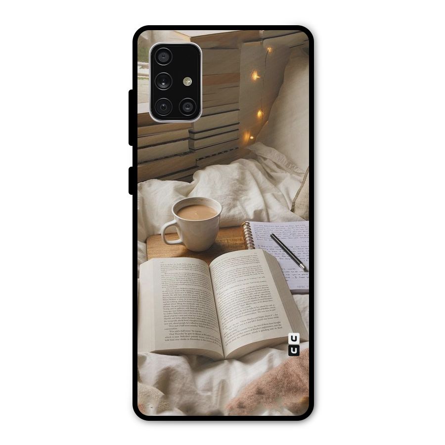 Coffee And Books Metal Back Case for Galaxy A71