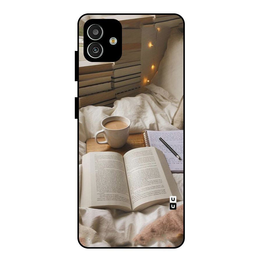 Coffee And Books Metal Back Case for Galaxy M13 5G