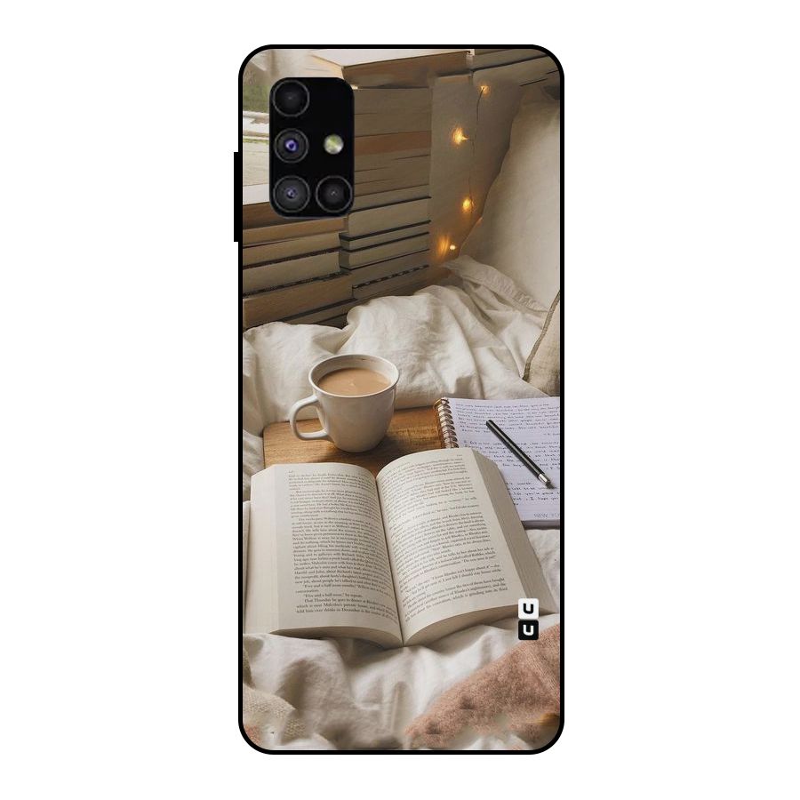 Coffee And Books Metal Back Case for Galaxy M51