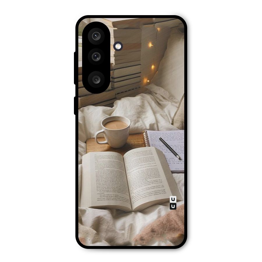Coffee And Books Metal Back Case for Galaxy M56