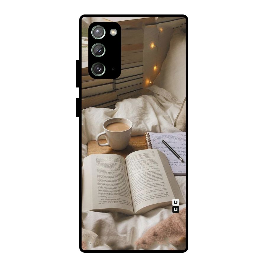 Coffee And Books Metal Back Case for Galaxy Note 20